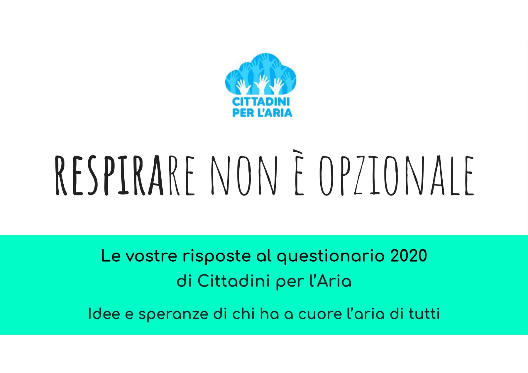 Le risposte dei cittadini al questionario “Ispiriamoci per respirare meglio”. La mobilità sostenibile nelle nostre città