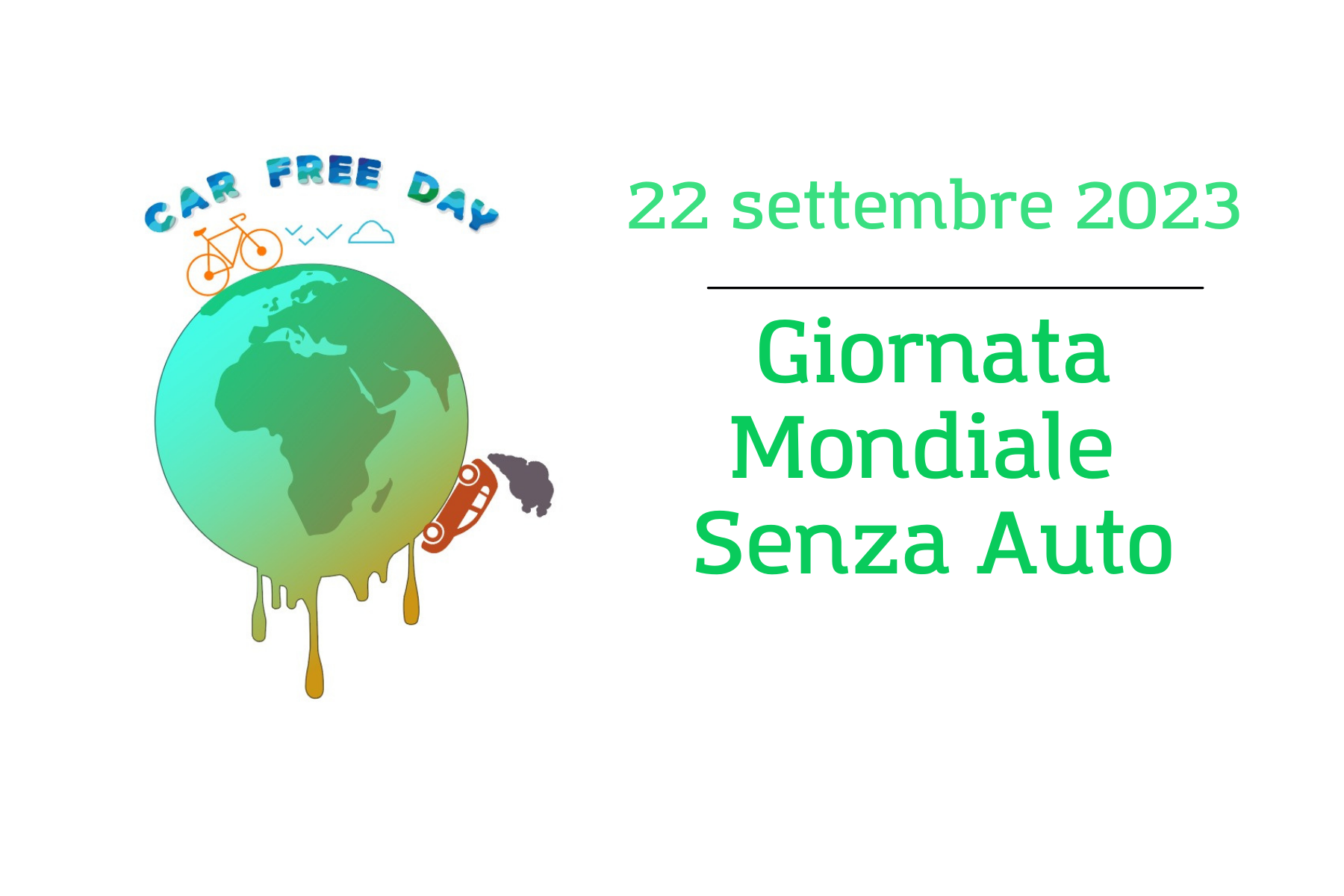 22 Settembre 2023: Giornata mondiale senza auto